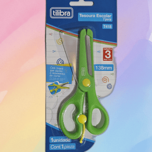 TESOURA ESCOLAR SEM PONTA 138MM - TILIBRA